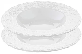 Набор из двух суповых тарелок Tracery Ø22 CM