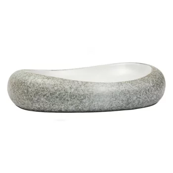 Блюдо овальное 26*20 cм h6 cм 300 мл Stone White Matt New Taiga P.L. [1]