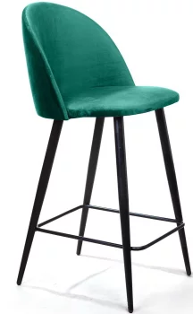 Cтул полубарный Thomas 48X49X94 CM зелёный
