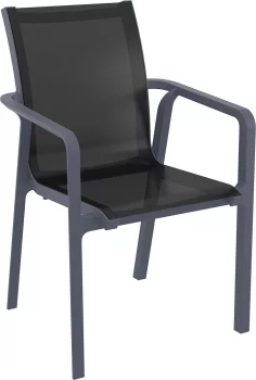 Стул садовый Pacific 57X62X90 CM серый