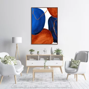Постер на холсте Forms and colors 75X105 CM