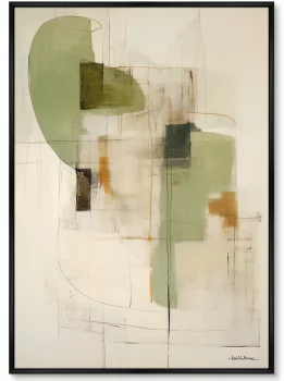 Постер на холсте Through the space of being 75X105 CM