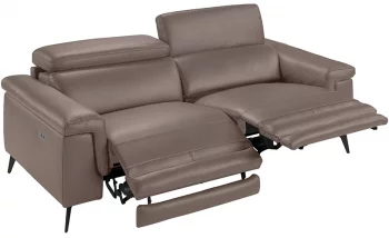 Диван-реклайнер кожаный Lasi 215X99X103 CM