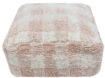 Хлопковый пуф Vichy Rose 40X40X20 CM