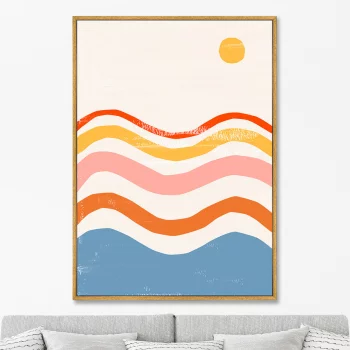 Постер на холсте Color vibes 75X105 CM