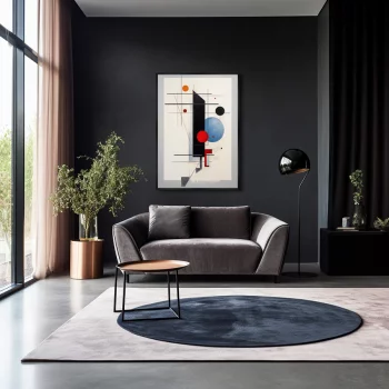 Постер на холсте Geometric space of the Universe 75X105 CM