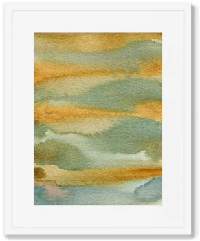 Постер The river bank and the hills beyond 42X52 CM