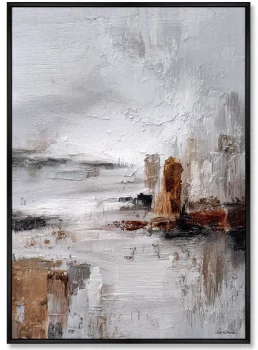 Композиция из двух репродукций картин на холсте Low Tide 75X105 / 75X105 CM