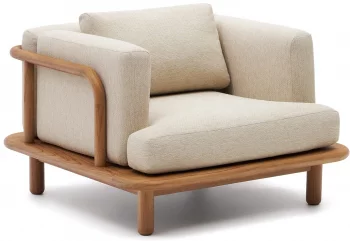 Кресло с каркасом из тика Turqueta 105X100X74 CM