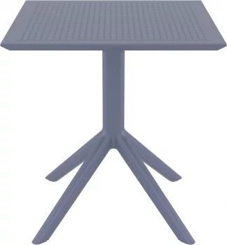Стол пластиковый Sky 70X70X74 CM серый