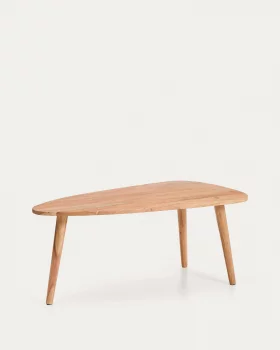 Журнальный стол Duvani из массива акации с отбелённой отделкой 110.5X60X46 CM
