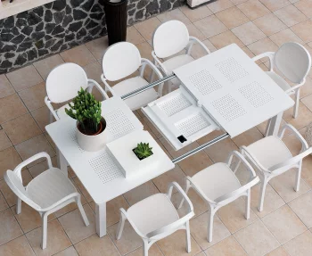 Стол пластиковый раздвижной Levante 160-220X100X74 CM