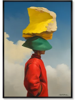 Постер на холсте Homo novus 75X105 CM