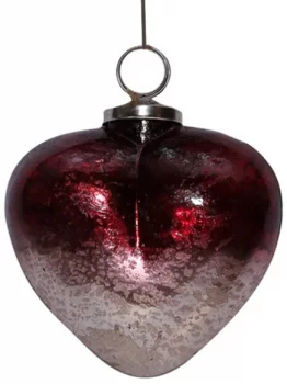 Винтажная ёлочная игрушка Heart 10X10X10 CM