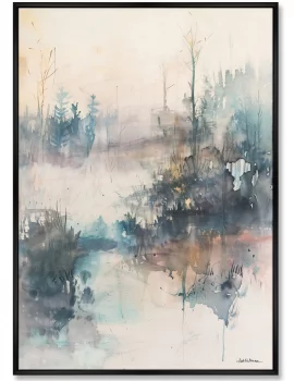 Постер на холсте Morning over the Forest 75X105 CM
