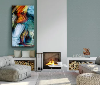 Постер на закаленном стекле Simbiosis 80X150 CM