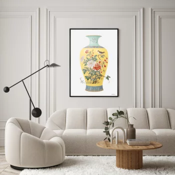 Постер на холсте China porcelain vase 75X105 CM