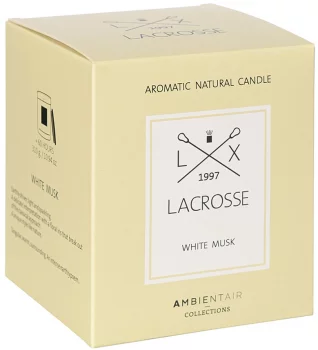 Свеча ароматическая Lacrosse White musk 60 часов горения