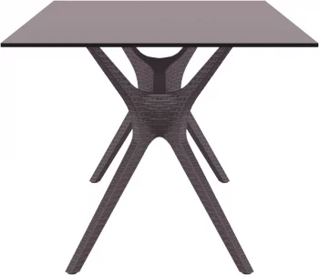 Стол пластиковый Ibiza 180X90X74 CM коричневый