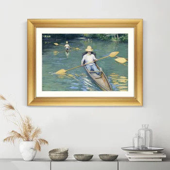 Постер Skiffs on the Yerres 81X61 CM