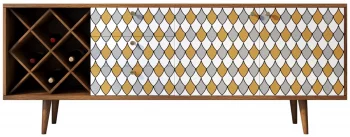 Комод с бутылочницей Berber 180X40X70 CM