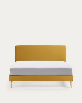 Покрывало для кровати Dyla горчичного цвета для матраса 160 x 200 см 160X200X1 CM