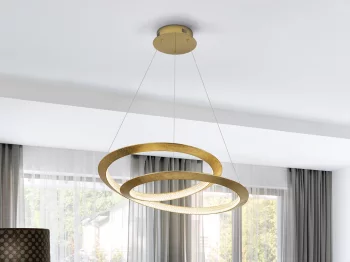 Подвесной светильник Eternity Ø60 золотой DIM 60X15 CM
