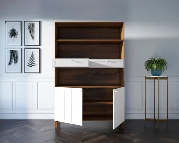 Широкий двухдверный стеллаж Andersen 120X40X185 CM