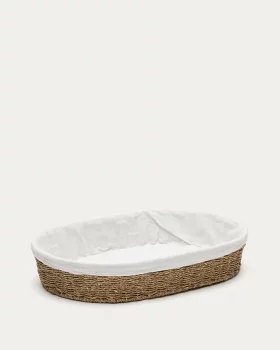 Большая корзина из натурального волокна Tossa 60.5X44.5X11 CM