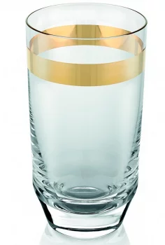 Набор из шести стаканов Avenu Gold 400 ml