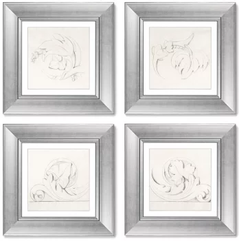 Набор постеров Architectural Motifs Four Rinceaux 36X36 / 36X36 / 36X36 / 36X36 CM