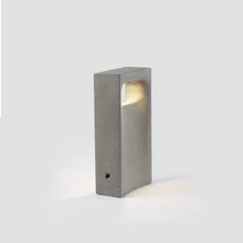 Уличный маяк GLINT 400 цементно-серый LED 6W 2700K 20X10X40 CM