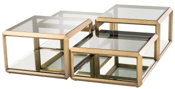 Журнальные столики Callum 75X75X48 / 75X75X36 / 75X75X48 / 75X75X36 CM