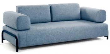 Кушетка трансформер Compo 232X98X82 CM голубого цвета