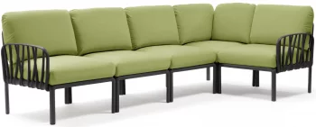 Диван садовый с подушками Komodo 294X154X88 CM