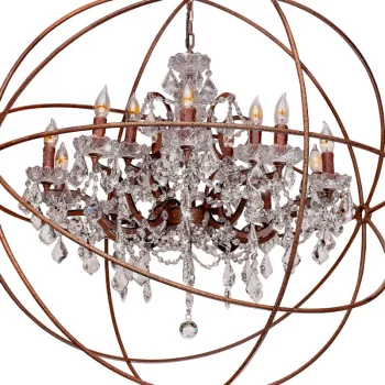 Подвесная люстра Foucaults Orb Crystal 95X95X120 CM