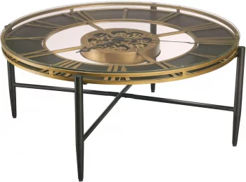 Столик с часами Mayer 107X107X46 CM