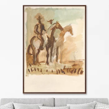 Репродукция картины на холсте Study of the Watch 75X105 CM