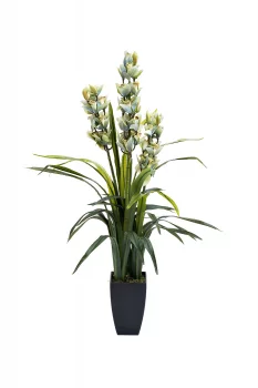 Искусственная орхидея Cymbidium в горшке 60X60X110 CM