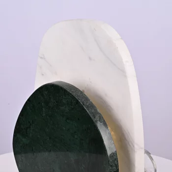 Настольный декоративный светильник Stoni Green Led 27X11X32 CM