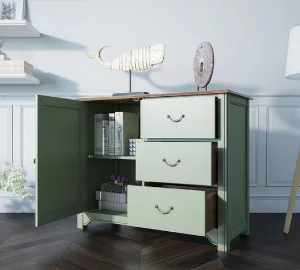Комод Оливия на 3 ящика с дверкой 100X45X80 CM