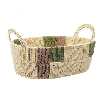 Корзина плетеная овальная bodhran nature из коллекции ethnic, размер l