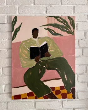Картина The Reader 65X50X4 CM