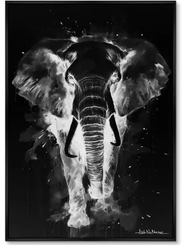Набор из двух постеров на холсте Walking elephants 75X105 / 75X105 CM