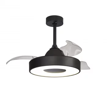 Потолочная люстра-вентилятор COIN FAN MINI 8221 черная 35.5 CM