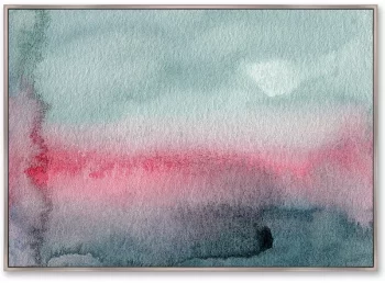 Постер на холсте Sunset on the river 105X75 CM