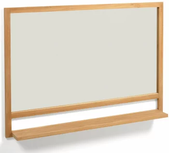Зеркало из тика с полочкой Taciana 100X70 CM