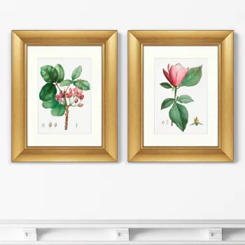 Диптих Lily magnolia & Pistaccia vera 41X51 / 41X51 CM