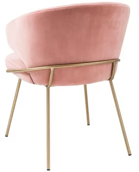 Стул Kinley 60X64X81 CM розовый