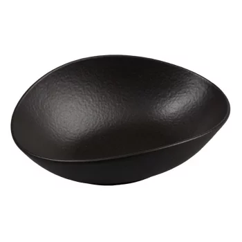 Салатник 450 мл 19*14,5 см h6,4 см Wave Up Smooth Black Raw Stellar P.L. Proff Cuisine [6]
